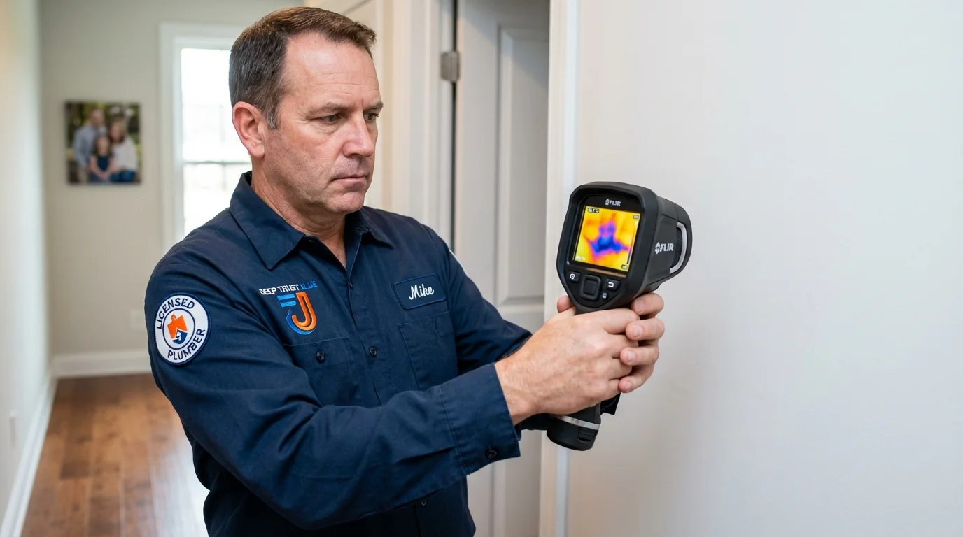Thermal imaging leak detection by Johns Plumbing LLC in Toppenish